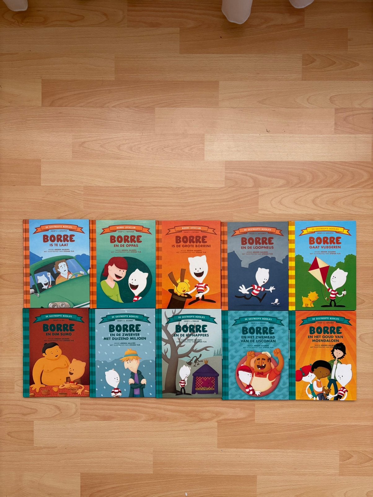 10 BORRE boekjes groep 2, 3 en 5 in nieuwstaat!, Boeken, Ophalen of Verzenden, Zo goed als nieuw, Fictie algemeen