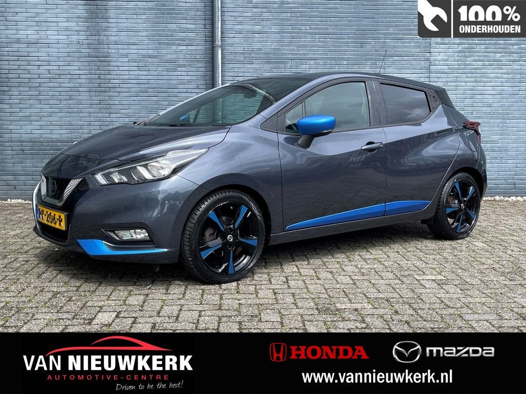 Nissan Micra 0.9 IG-T 90pk Tekna | Keyless Entry | BOSE Audi, Auto's, Nissan, Voorwielaandrijving, Stof, Euro 6, 525 kg
