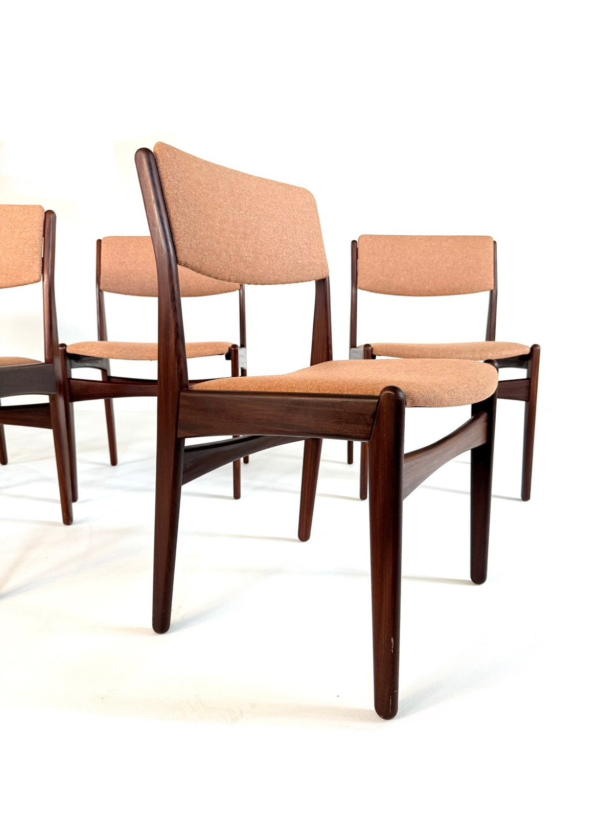 5x gerestaureerde Deense eetkamerstoel, Hans Olsen ‘60, Hout, Frem Rølje, Frem Rølje, Ophalen of Verzenden