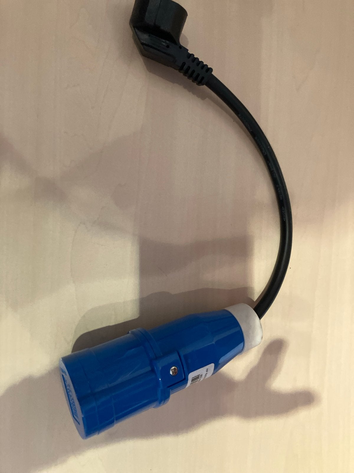 Caravan Verloopkabel Frans R/PA stekker 40cm, Ophalen of Verzenden, Gebruikt, Overige merken, Kabel of Snoer