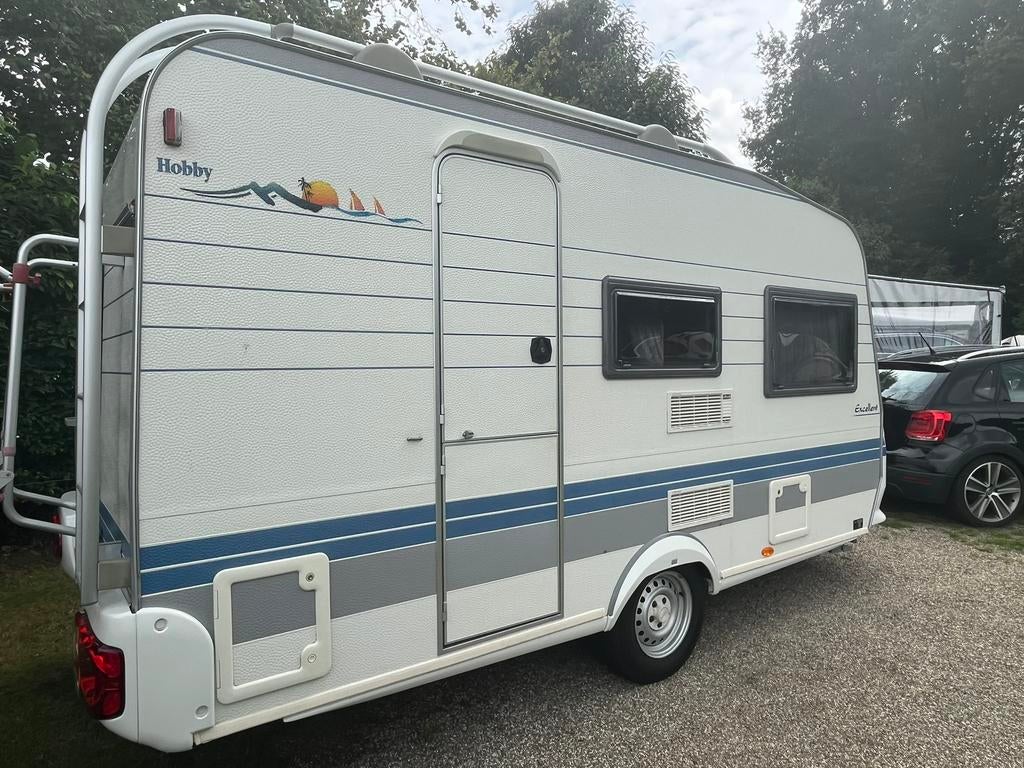 Hobby 400 caravan Excellent, Caravans en Kamperen, Ophalen, Gebruikt, Tot en met 4