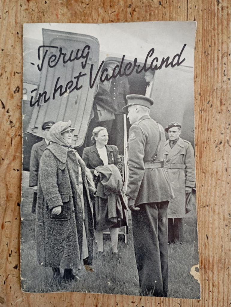 Vintage Terug in het Vaderland NL Wilhelmina Nostalgie boek, Ophalen of Verzenden