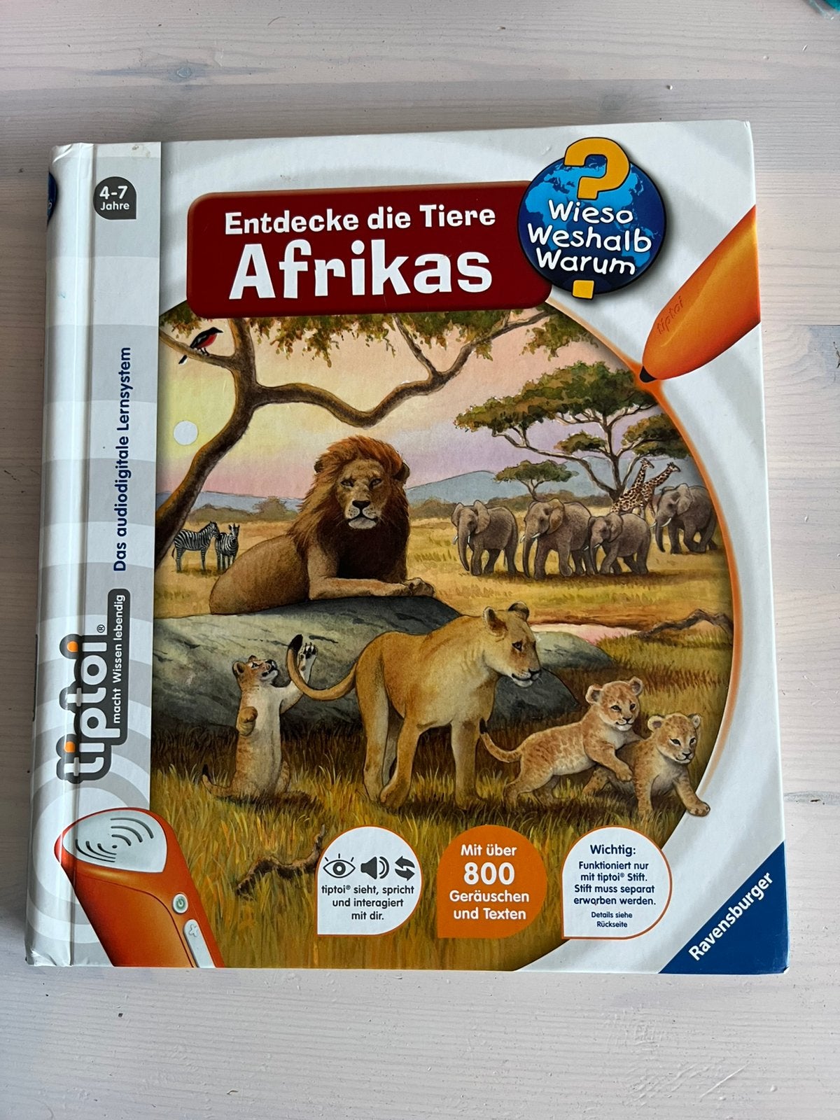 Tiptoi boek  de dieren van afrika, Ophalen of Verzenden, Zo goed als nieuw