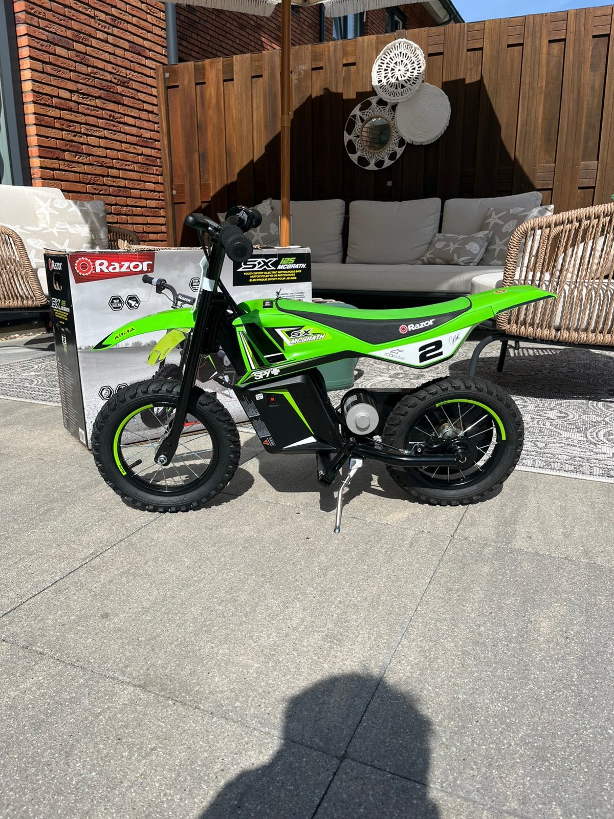 NIEUW razor sx125 elektrische crossmotor kind mini dirt bike, Ophalen of Verzenden, Zo goed als nieuw, Overige typen
