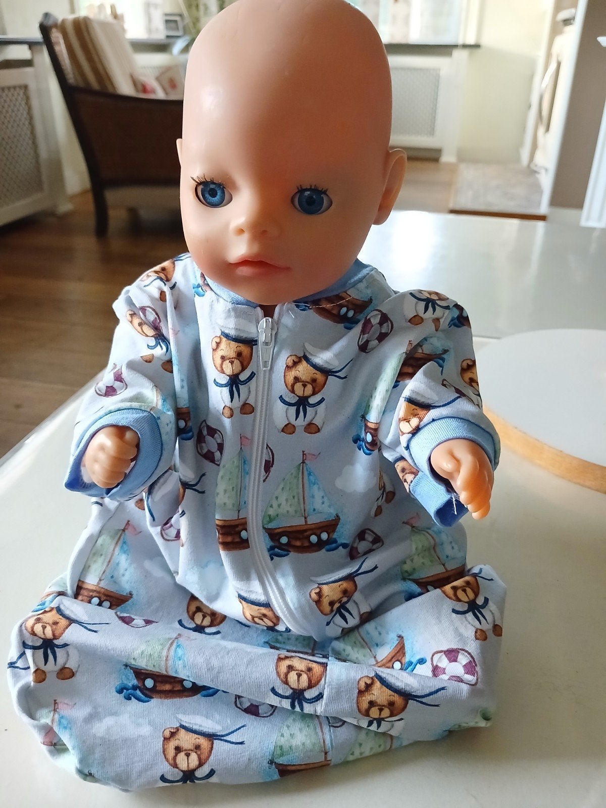 slaapzak matroos baby born 36/38, Ophalen of Verzenden, Nieuw, Babypop