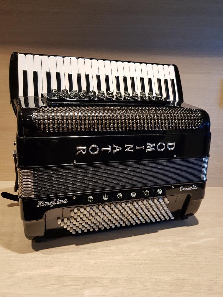 Dominator Kingline Cassotto 172 bassen (Brandoni) occasion, Muziek en Instrumenten, Accordeons, Gebruikt, Overige formaten, Niet ingevuld