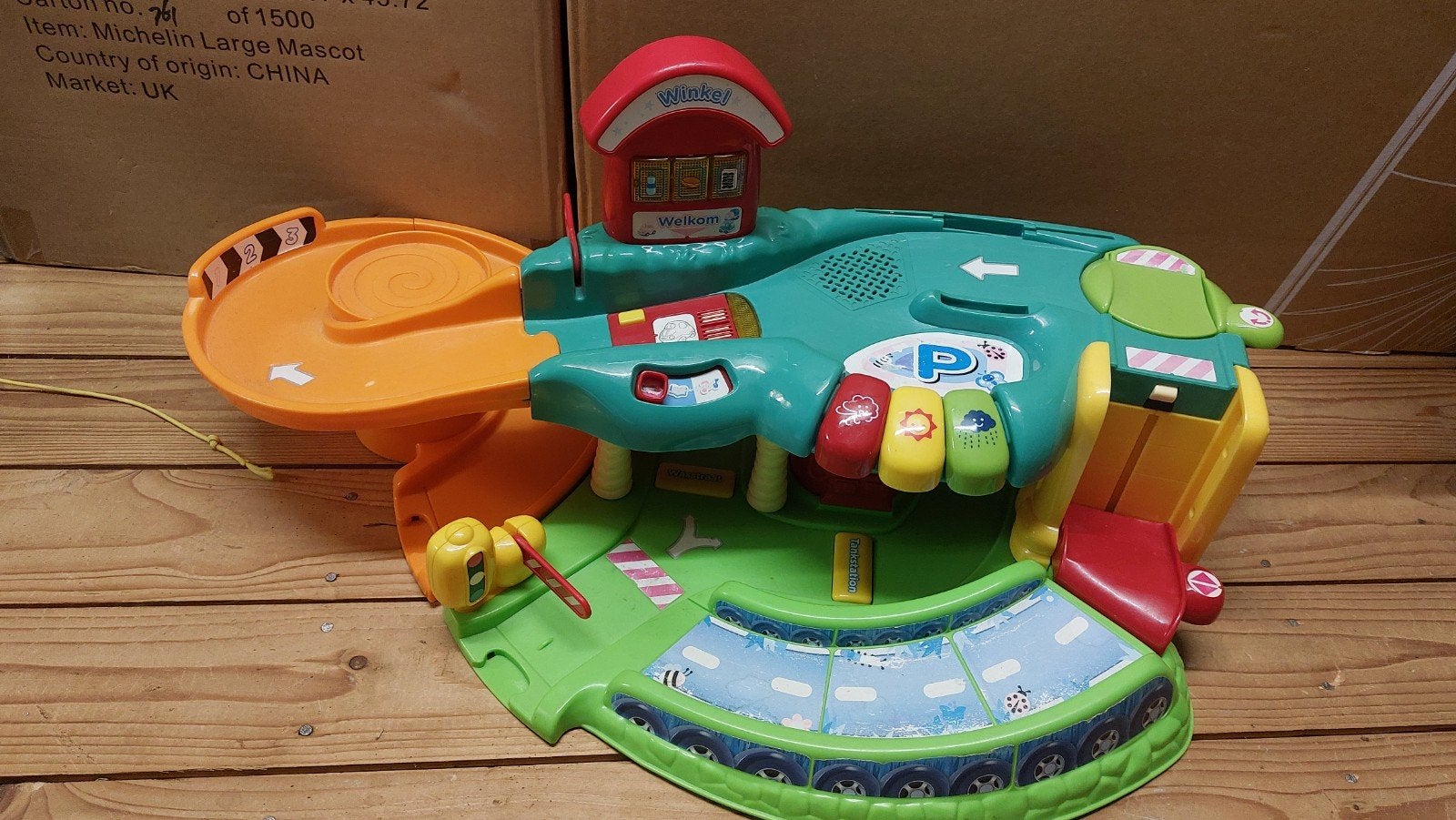 VTech Toet Toet Auto's Parkeergarage met geluid, Ophalen, Gebruikt, Auto, Met geluid