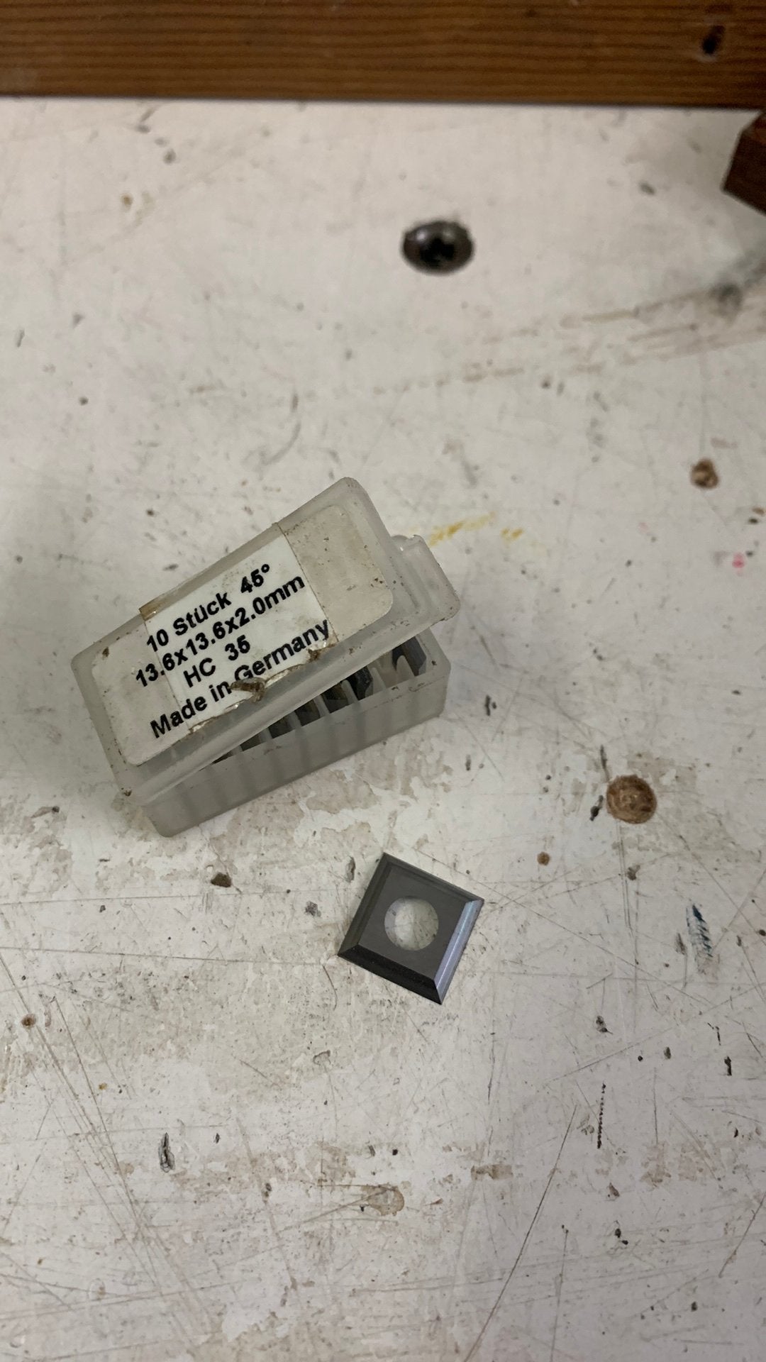 10 stuks hardmetalen wisselmessen nieuw, Ophalen of Verzenden, Nieuw