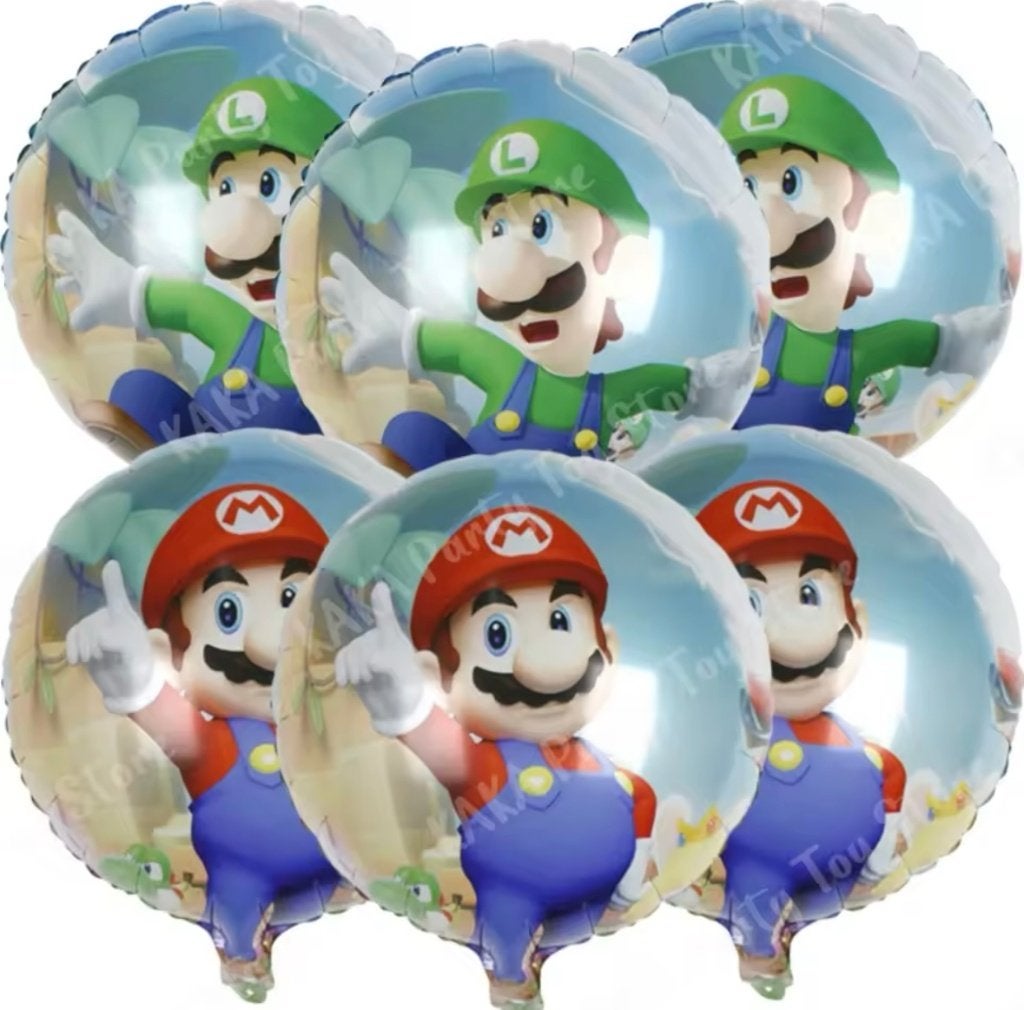 Pakket SUPER MARIO ballonnen, willekeurig, NIEUW!, Verzenden, Nieuw, Versiering, Verjaardag
