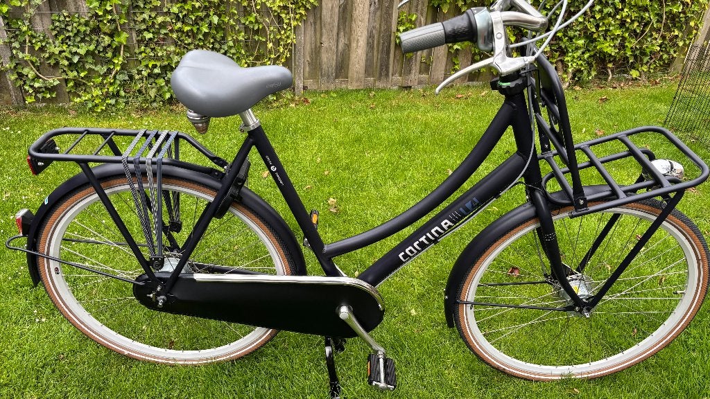28 inch blauwe Cortina U4 damesfiets 8 versnellingen, Fietsen en Brommers, Fietsen | Dames | Damesfietsen, Versnellingen, 56 cm of meer