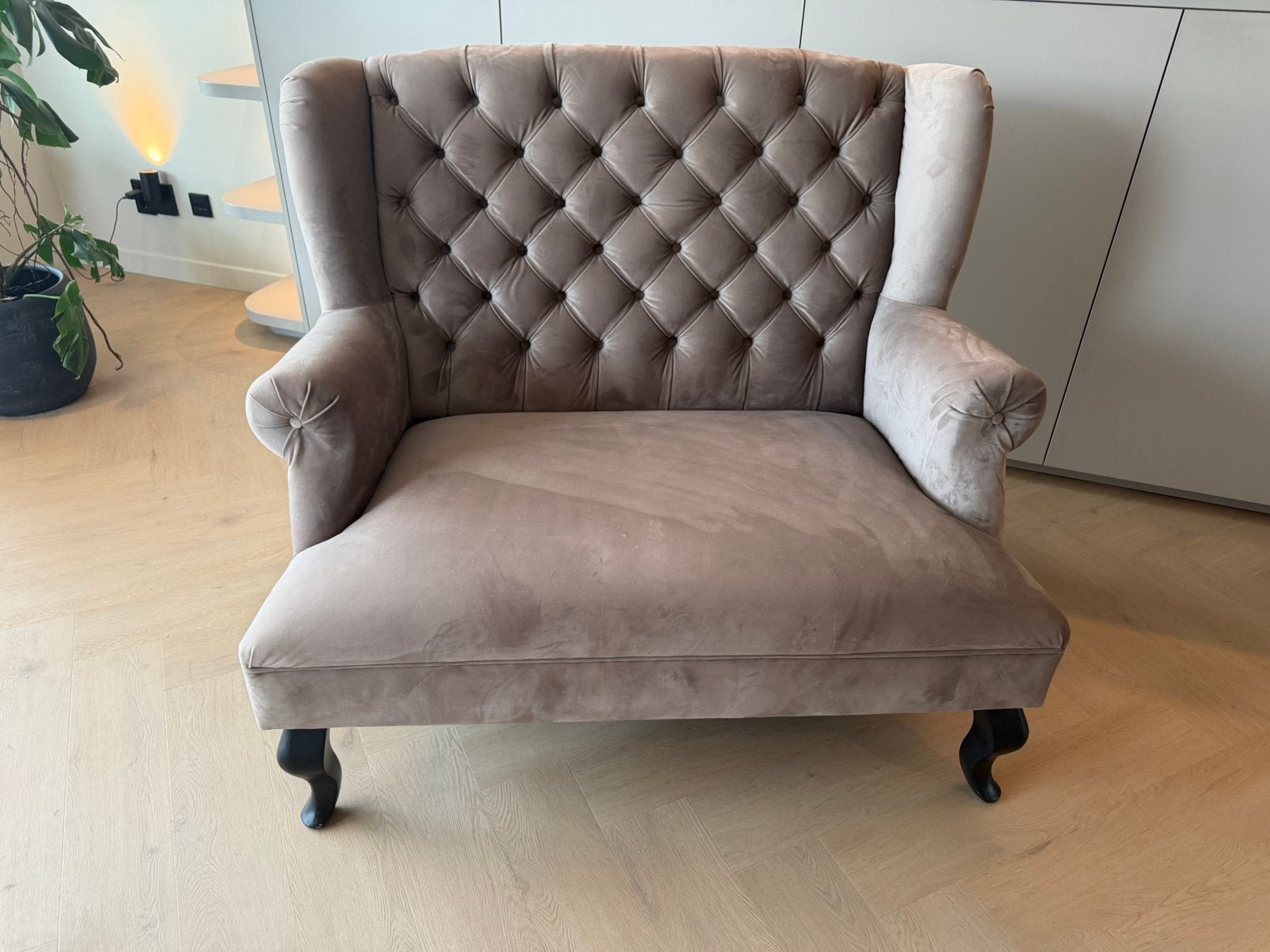 Grote fauteuils / loveseat Haco, Huis en Inrichting, Fauteuils, Ophalen, 75 tot 100 cm, Zo goed als nieuw, 100 tot 125 cm