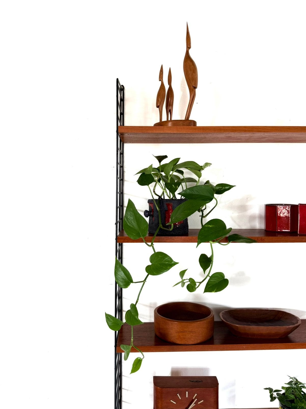 Vintage modulair wandsysteem, Nisse Strinning ‘60, Gebruikt, Nisse Strinning, Ophalen of Verzenden, Nisse Strinning