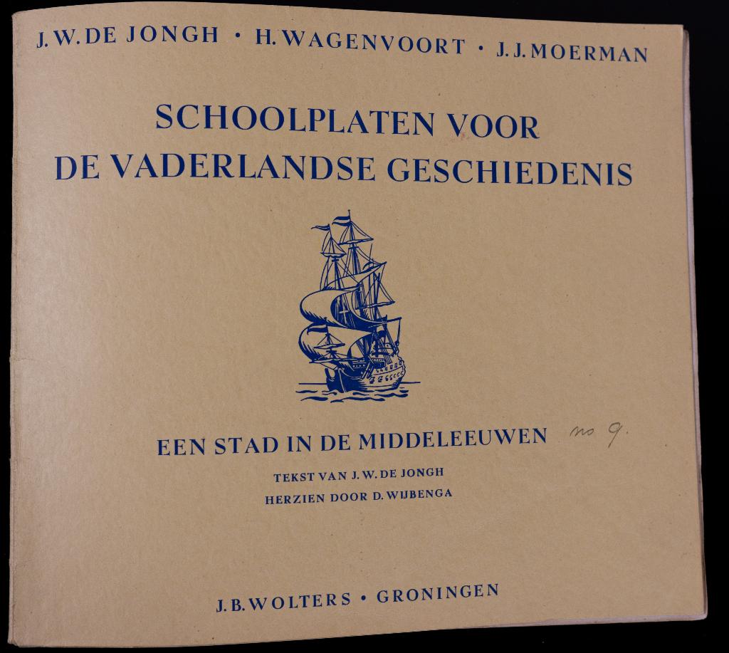 Schoolplaat boekje – Een stad in de middeleeuwen, Ophalen of Verzenden, Geschiedenis