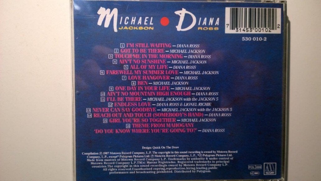 Michael Jackson & Diana Ross - Love Song, Ophalen of Verzenden, Zo goed als nieuw, Pop, Album