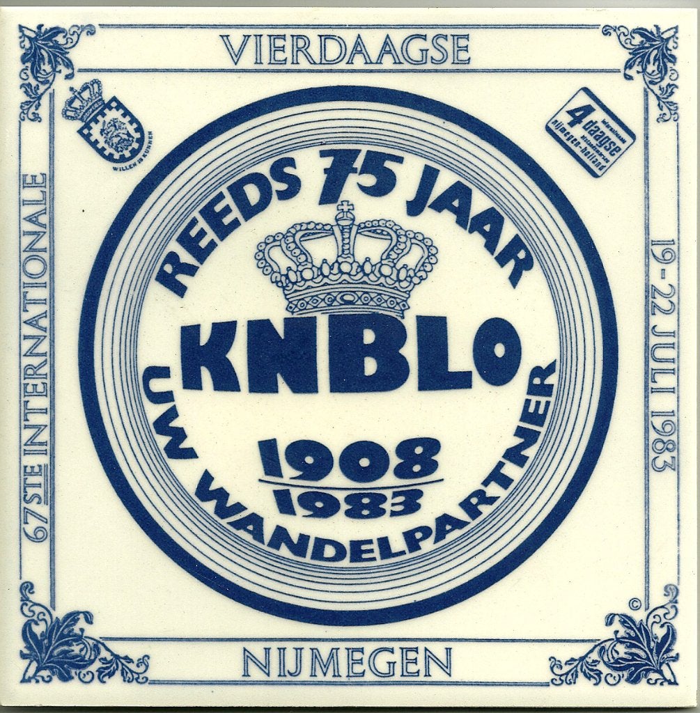 Vierdaagse van Nijmegen tegel 1983, Ophalen of Verzenden, Nieuw, Overige typen