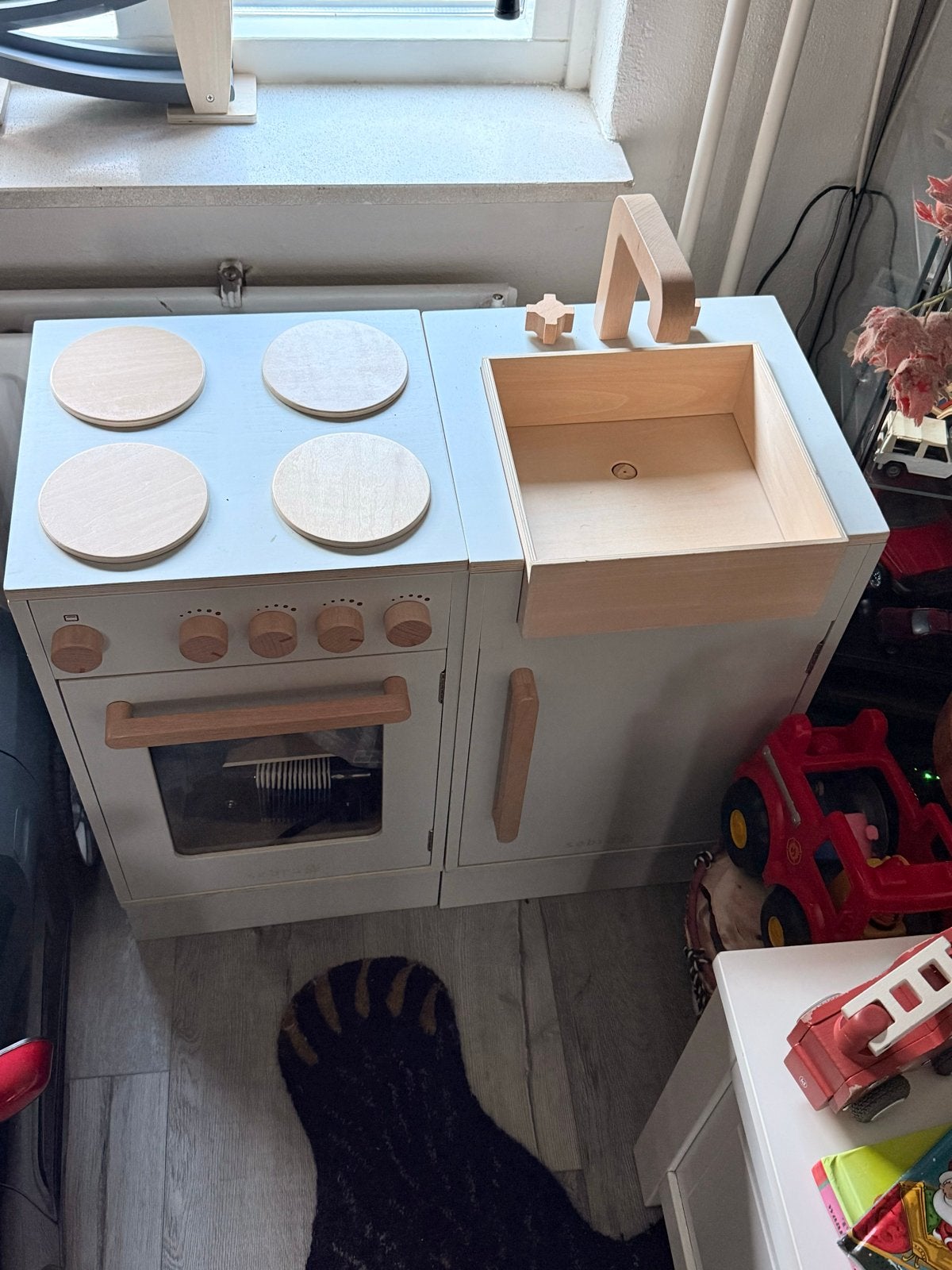 Sebra kinderkeuken, Ophalen of Verzenden, Zo goed als nieuw, Hout, Speelkeuken
