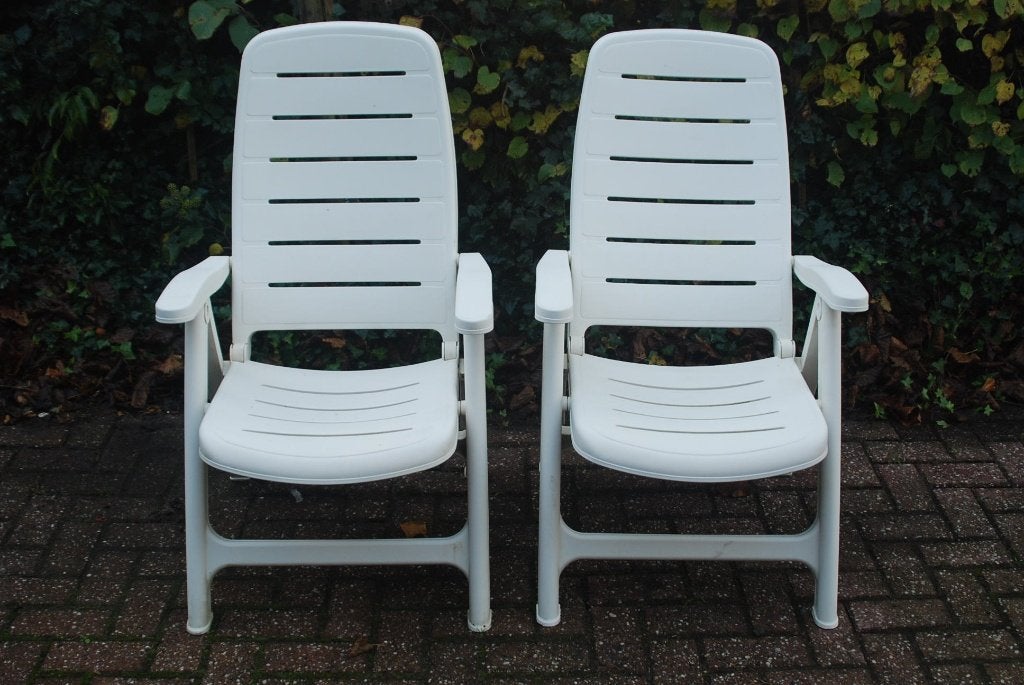 tuinstoelen inklapbaar tuintafel, Tuin en Terras, Ophalen, Gebruikt, Kunststof, Inklapbaar