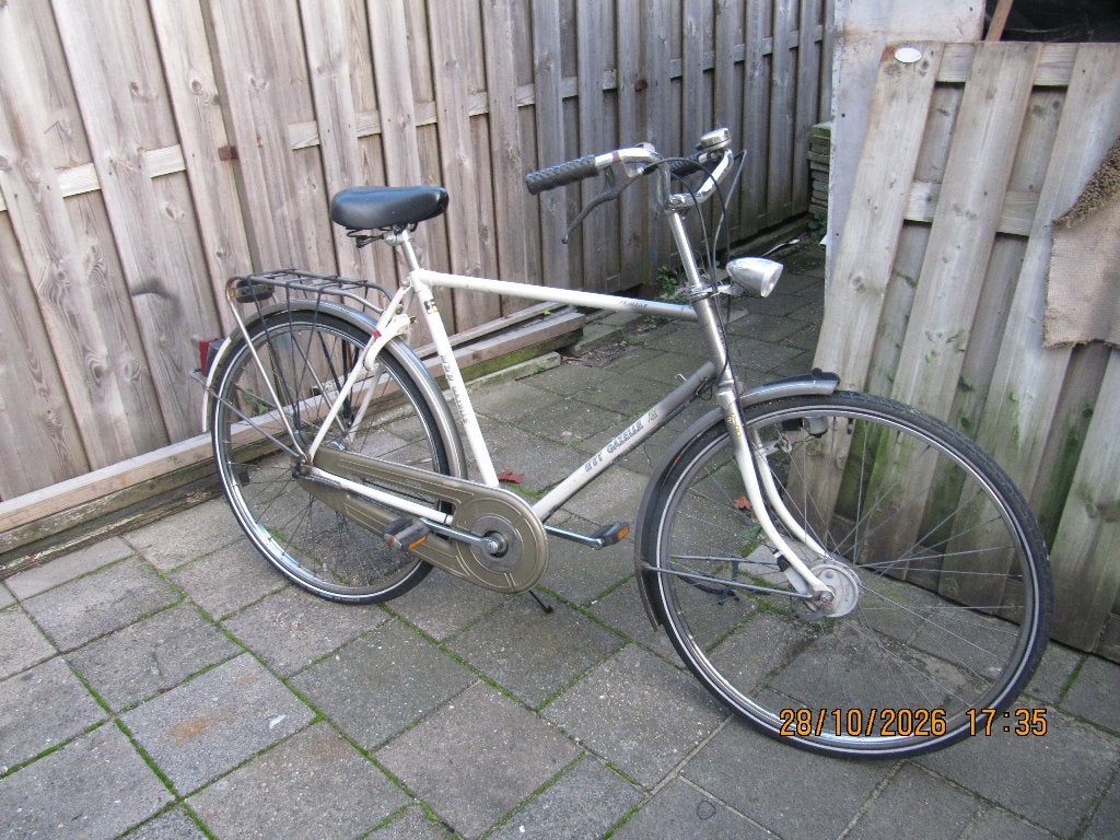 Gazelle Fietsen Heren  28 inch  3 versnellingen, Ophalen, Gebruikt, Versnellingen, 57 tot 61 cm