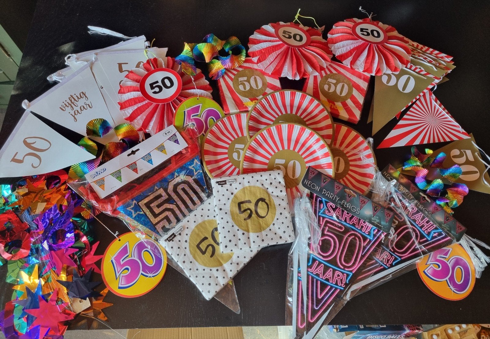 Feestversiering 50 jaar, Ophalen of Verzenden