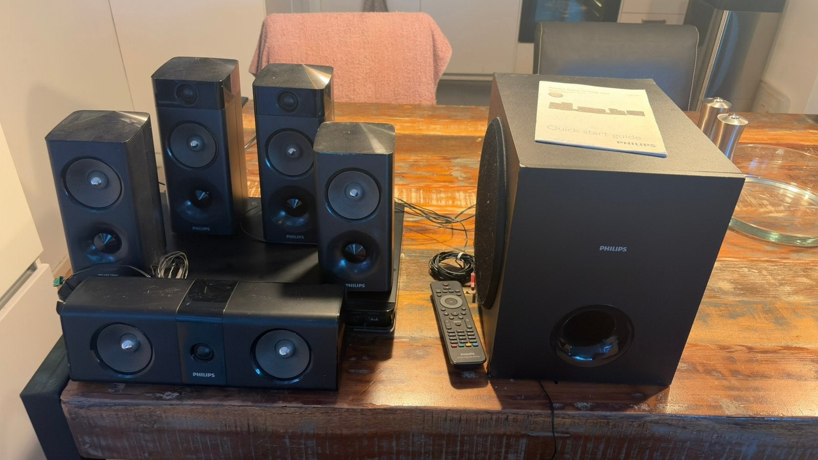 Surround speakers/BlueRay Home Theatre for Playstation/PC/TV, Ophalen of Verzenden, Zo goed als nieuw