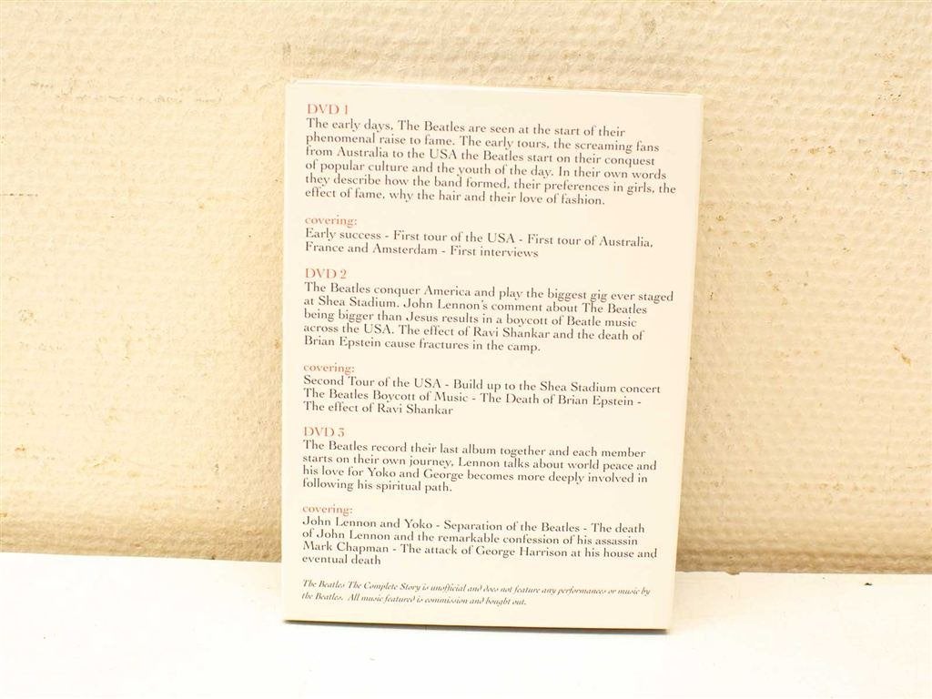 5 DVD collectors box The Beatles 35837, Ophalen of Verzenden, Gebruikt