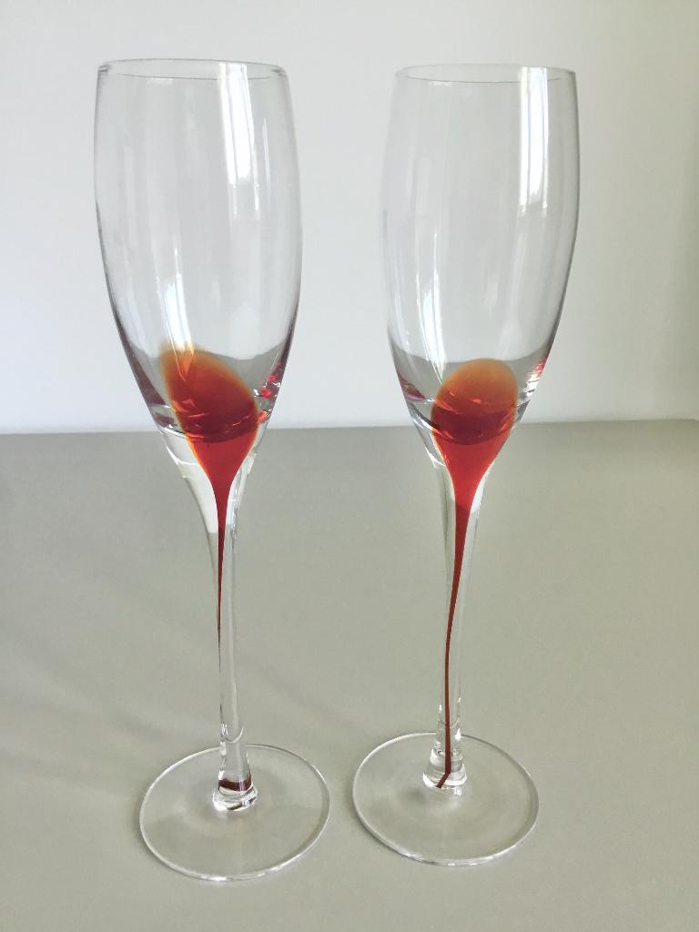 2 x bijzondere champagne flute, Verzamelen, Ophalen of Verzenden, Nieuw, Overige typen