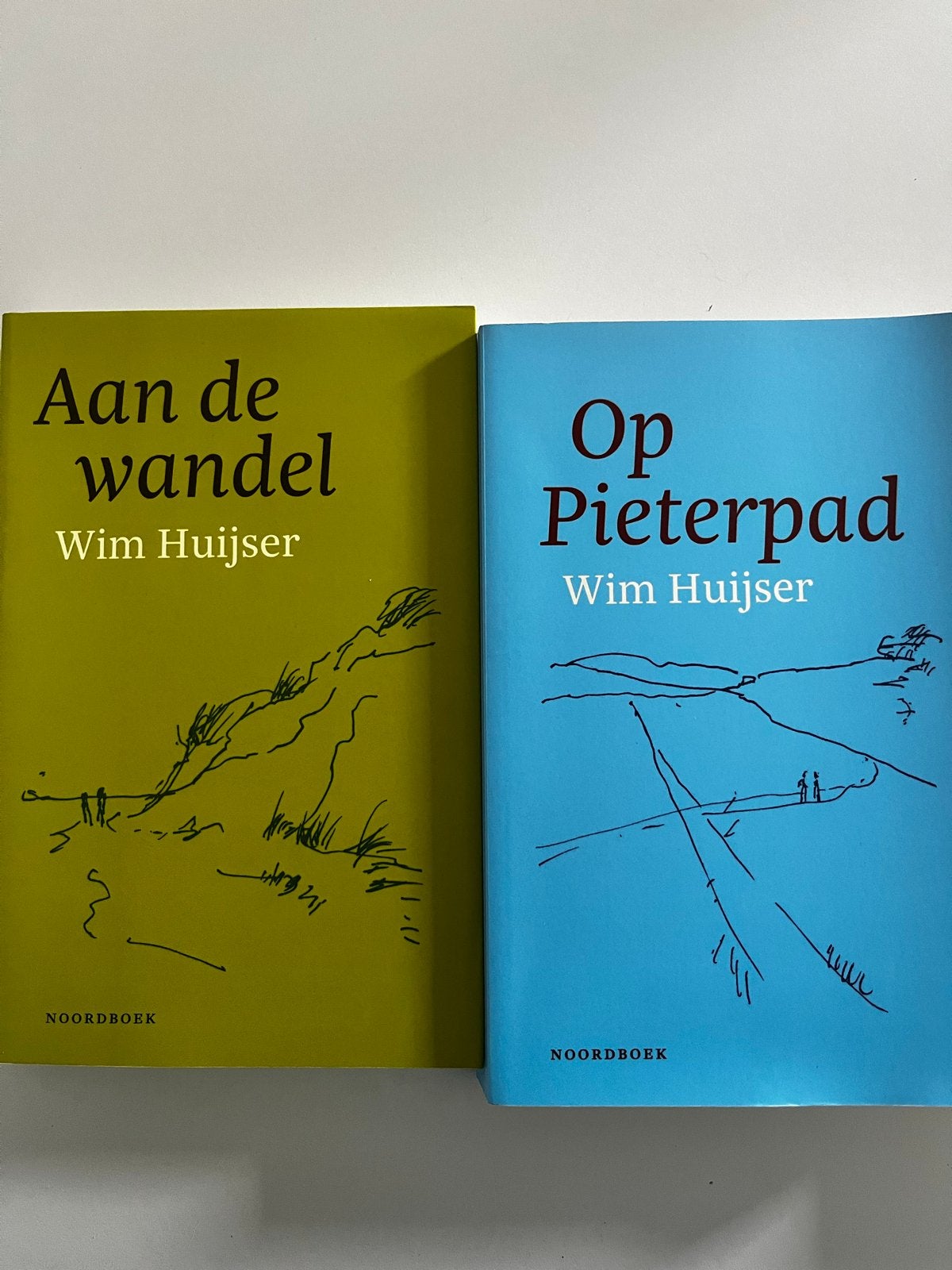 Wim Huijser: Aan de wandel & Op Pieterpad (2 boeken), Boeken, Overige merken, Europa, Ophalen of Verzenden, Zo goed als nieuw
