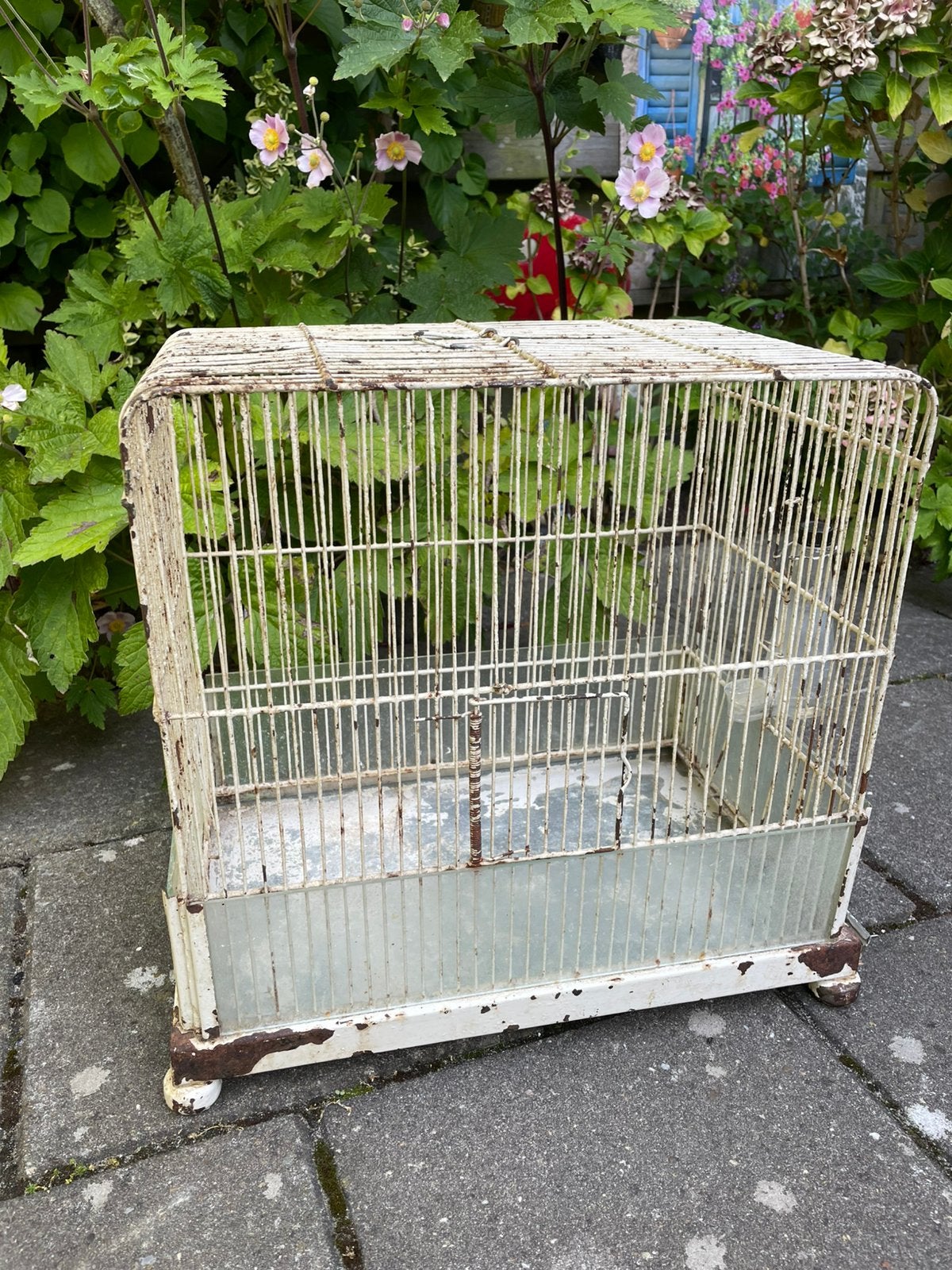 Franse brocante vogelkooitje, Ophalen of Verzenden