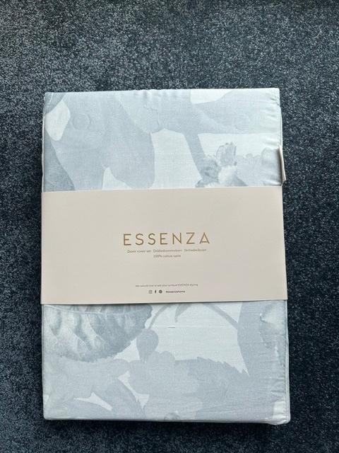 Essenza Lits-jumeaux Dekbedovertrek 100% Satijn Katoen, Info@essenzahome.nl, Blauw, Essenza, Dekbedovertrek