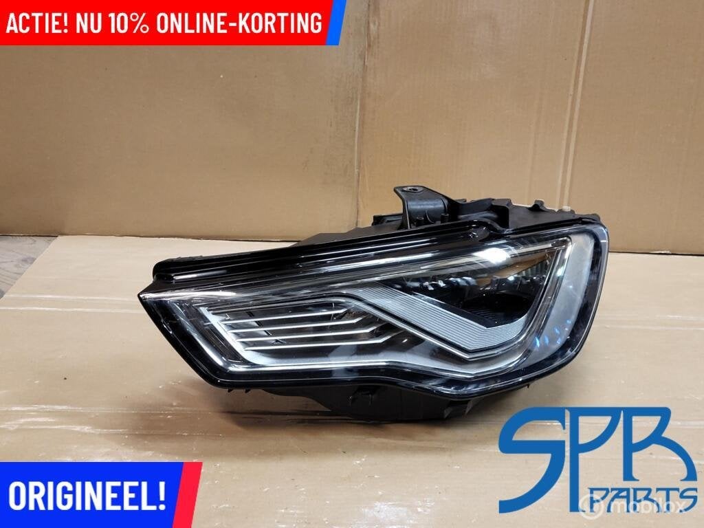 Audi A3 S3 RS3 8V Etron LED KOPLAMP LINKS 8V0941033 COMPLEET, Gebruikt, AUDI, Audi, Ophalen of Verzenden