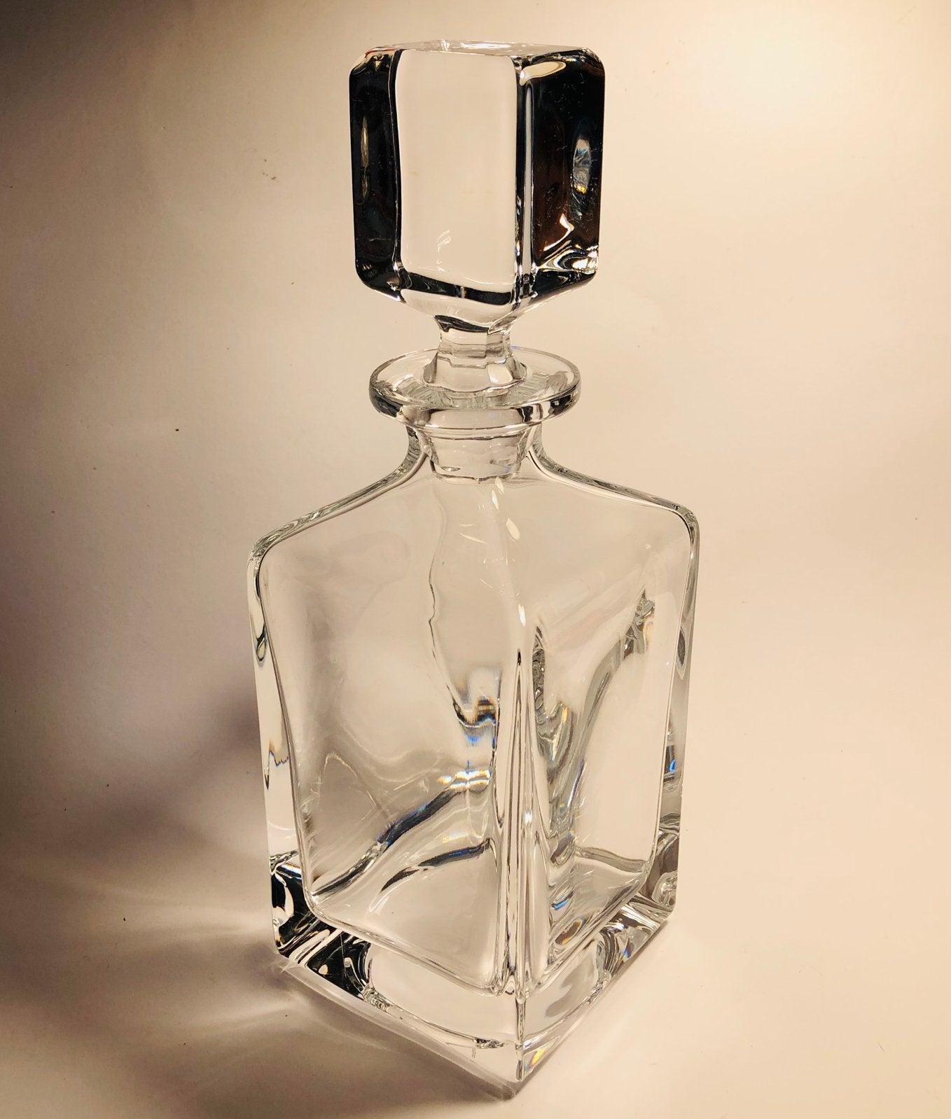 Whisky kristal glazen karaf, Krosno, Ophalen of Verzenden
