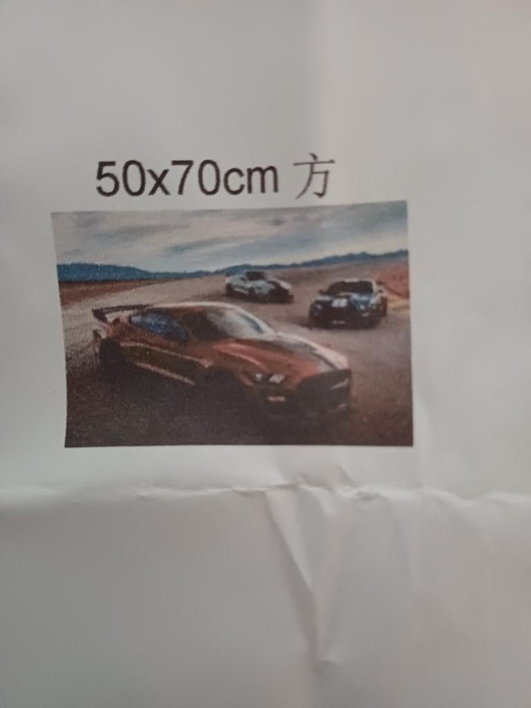 Diamond Painting Set 50x70cm - Sportwagens, Hobby en Vrije tijd, Knutselen, Ophalen of Verzenden, Nieuw, Knutselwerk