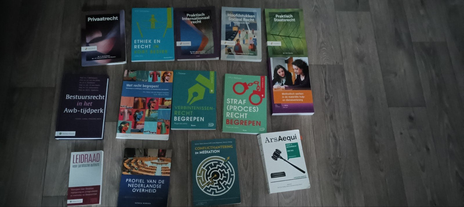 HBO rechten studieboeken, Ophalen of Verzenden, Zo goed als nieuw, HBO