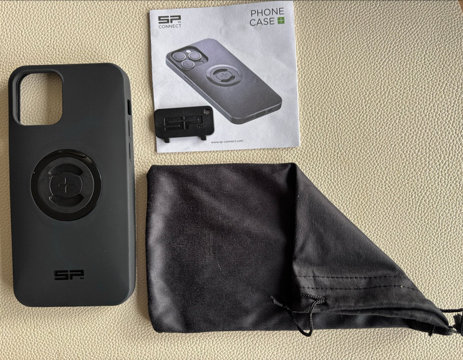SP Connect telefoonhoesje voor iPhone 12-12pro, Telecommunicatie, Kunststof, Zwart, Hoesje of Tasje, Ophalen of Verzenden