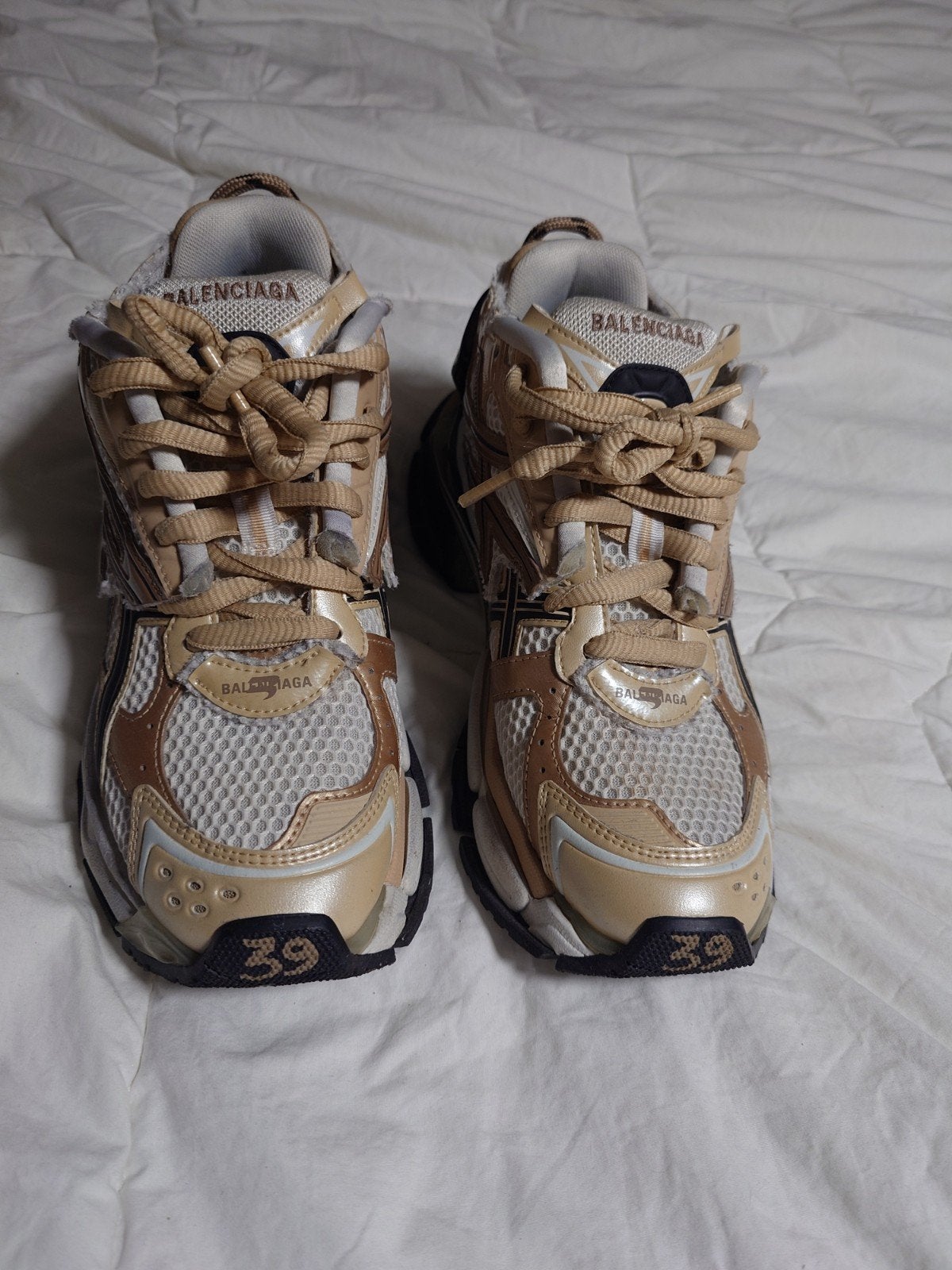 Balenciaga Runners Maat 39, Kleding | Dames, Balenciaga, Verzenden, Beige, Sneakers of Gympen