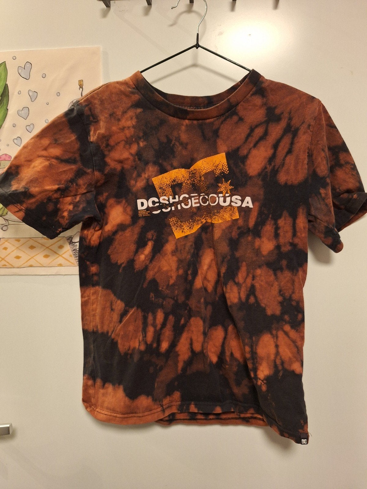 indeknoop - dc shoes shirt maat 164, Verzenden, Gebruikt, Jongen