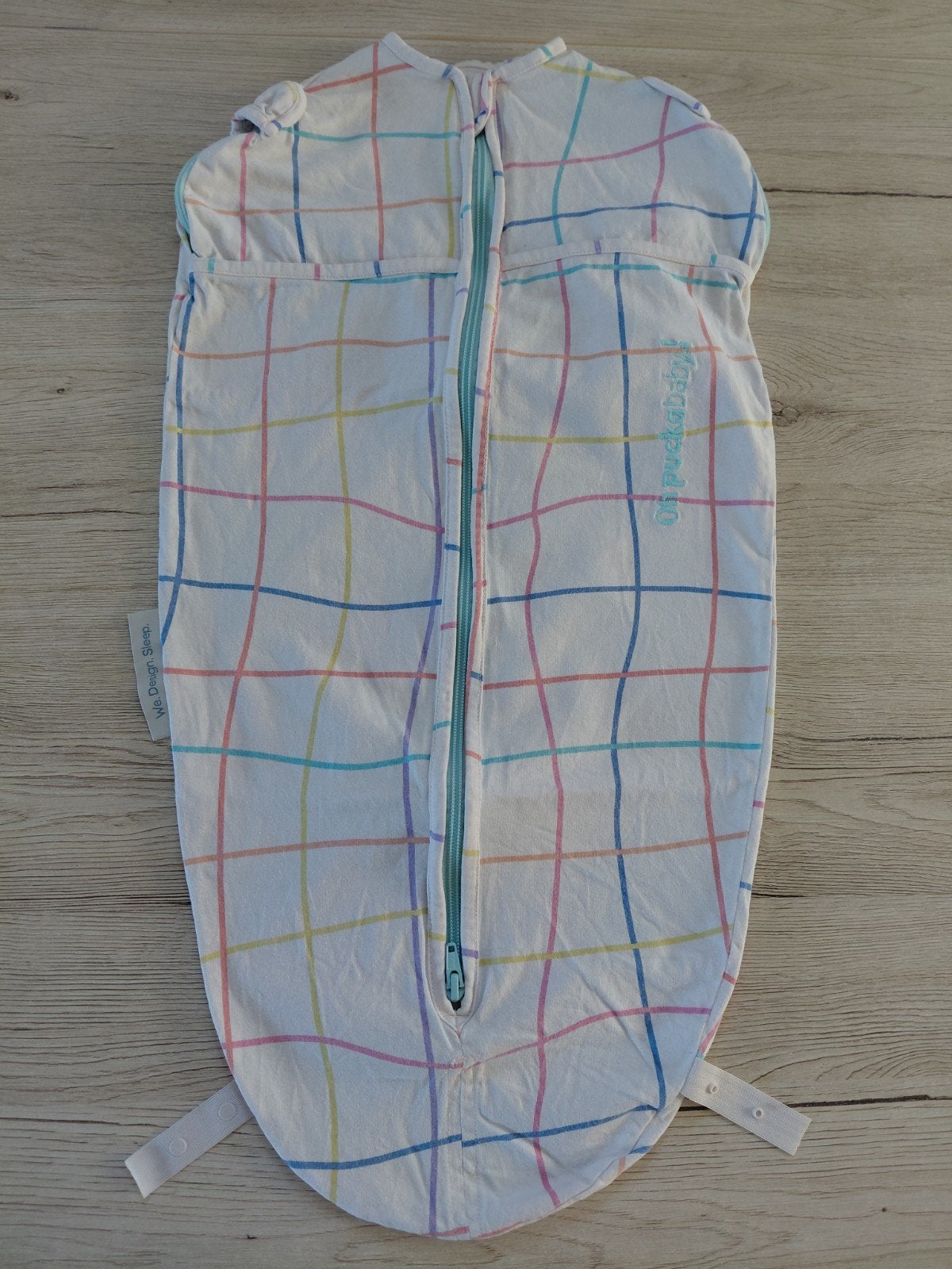 Puckababy mini, Funky Lines, nette staat, Kinderen en Baby's, Dekens, Slaapzakjes en Inbakerproducten, Gebruikt, Bakerzak of Bakerdoek