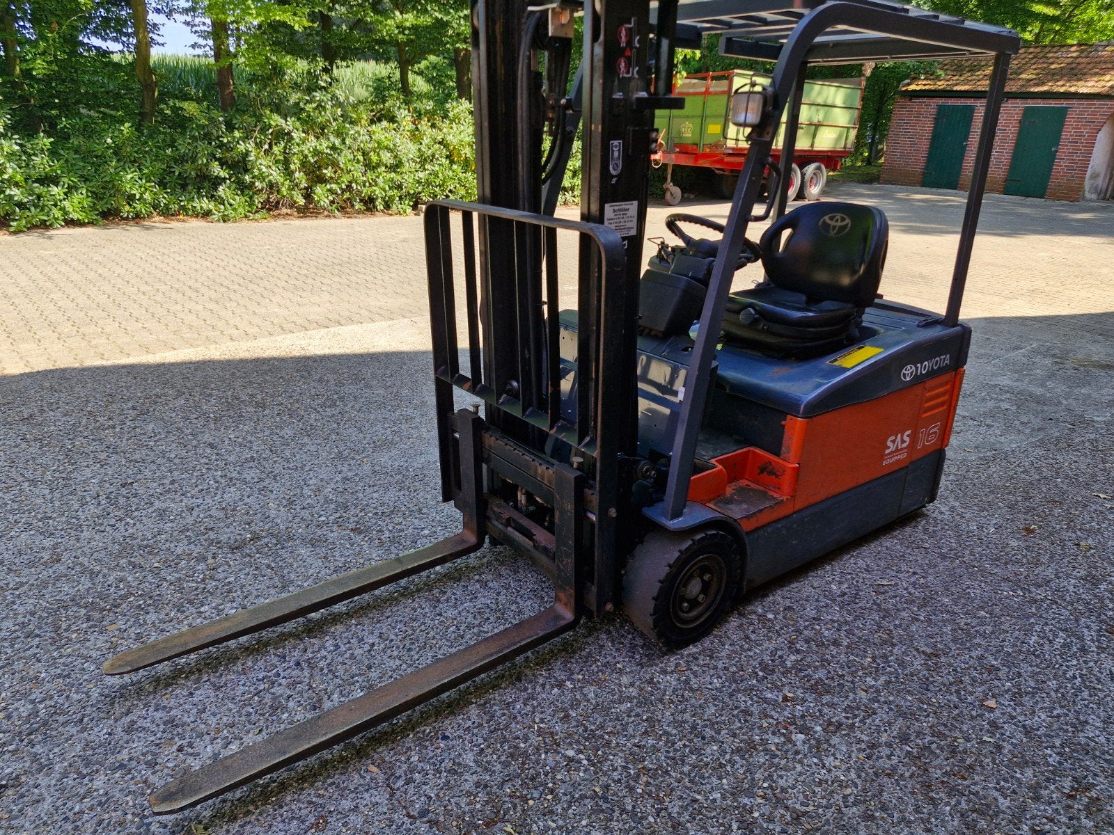 Toyota Heftruck Elektro 7FBEF16 1,6 to geen Traigo, Ophalen