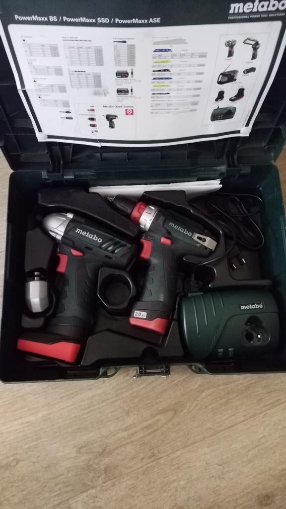 Metabo combiset 10.8v, Ophalen, Zo goed als nieuw