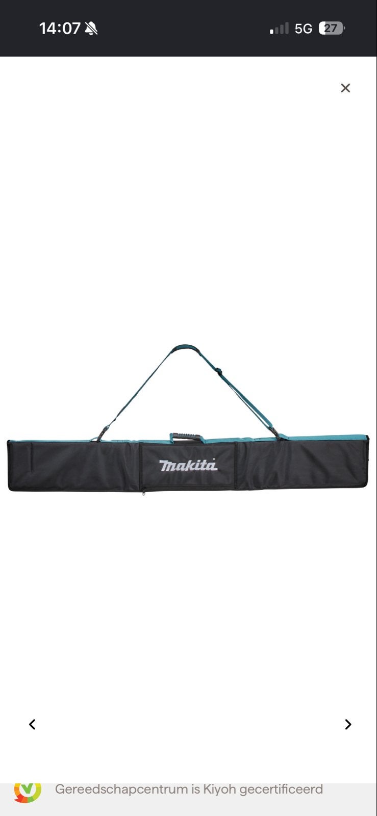 Makita Tas voor Geleiderail - Bescherming en Transport, Ophalen, Nieuw