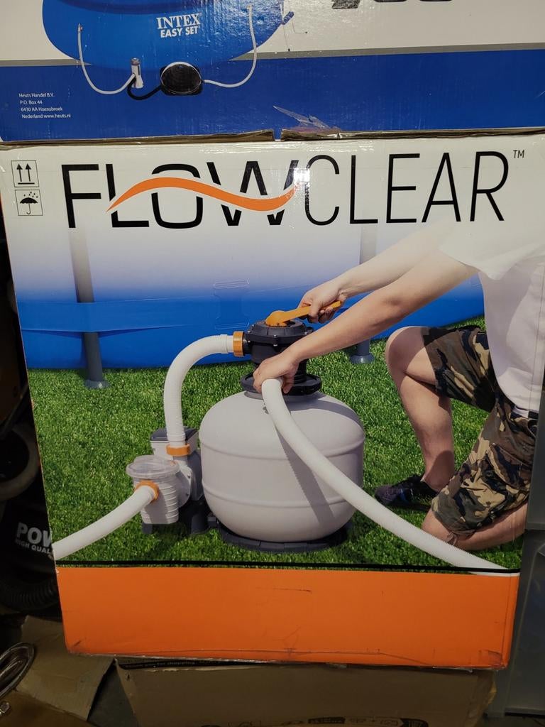 Flowclear zwembad filter heb meerdere items voor het zwembad, Ophalen, Zo goed als nieuw