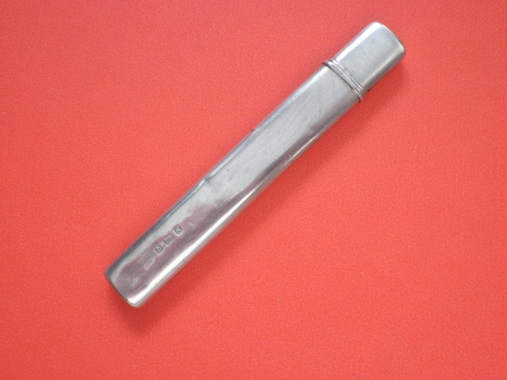 Mooie Antieke Zilveren Naaldenkoker, Verzenden, Zilver