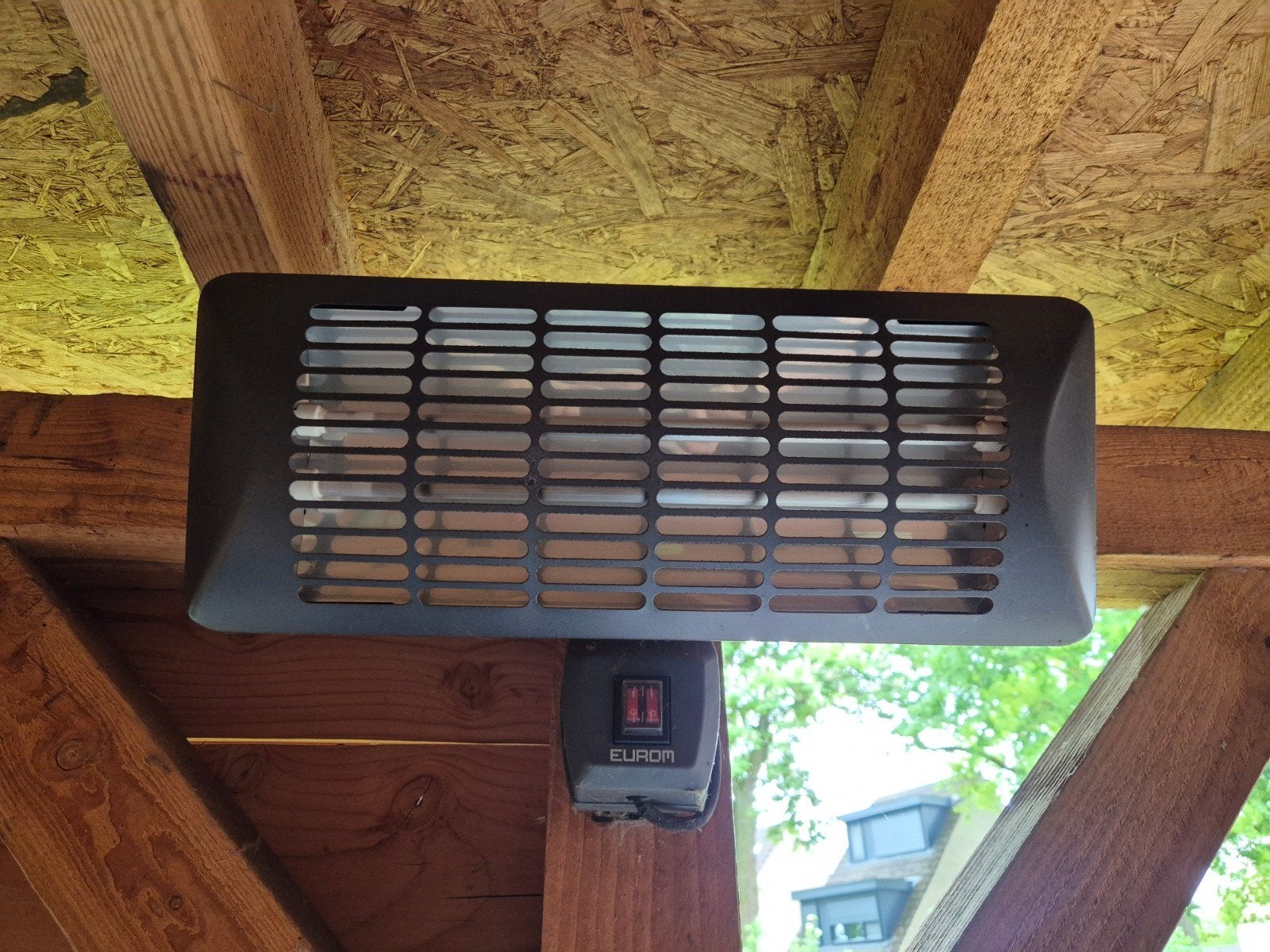 Eurom Terrasverwarmer - Elektrisch -, Gebruikt, Waterbestendig, Wand, Ophalen