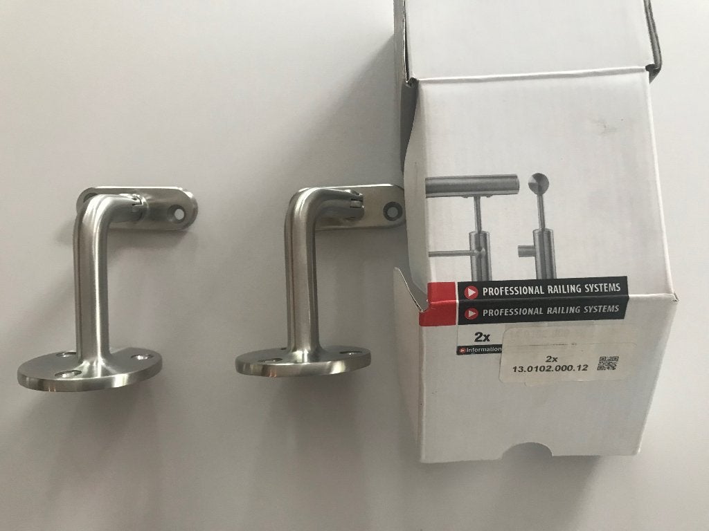 Trapleuning steunen (8) RVS Q-Railing prof., Ophalen of Verzenden, Nieuw