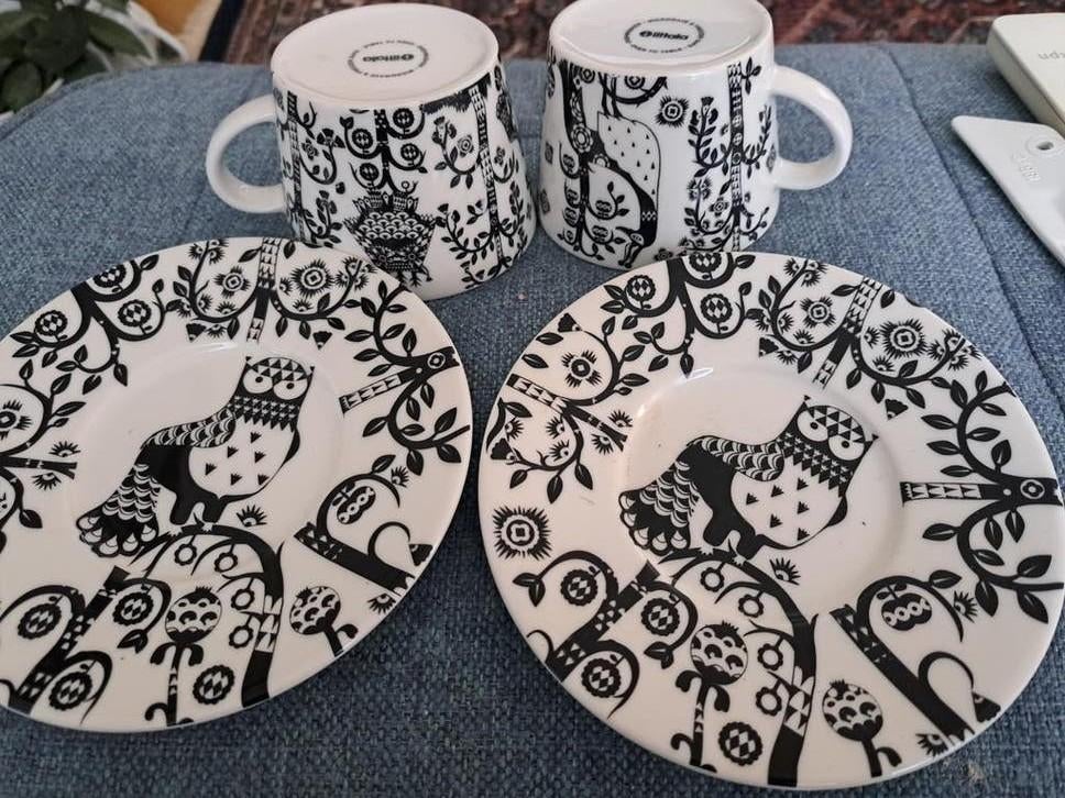 Kop en schotels, Huis en Inrichting, Keuken | Servies, Verzenden, Zo goed als nieuw, Overige stijlen, Kop(pen) en/of Schotel(s)