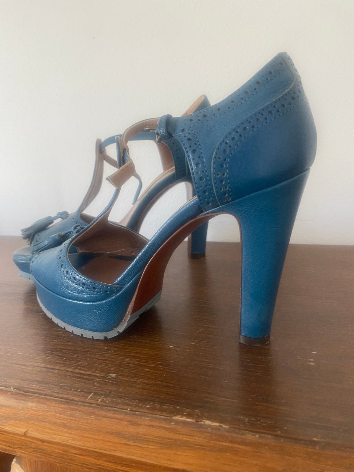 8 designer- & vintageschoenen maat 36/37 pumps & laarzen, Kleding | Dames, Ophalen, Gedragen, Overige kleuren, Pumps