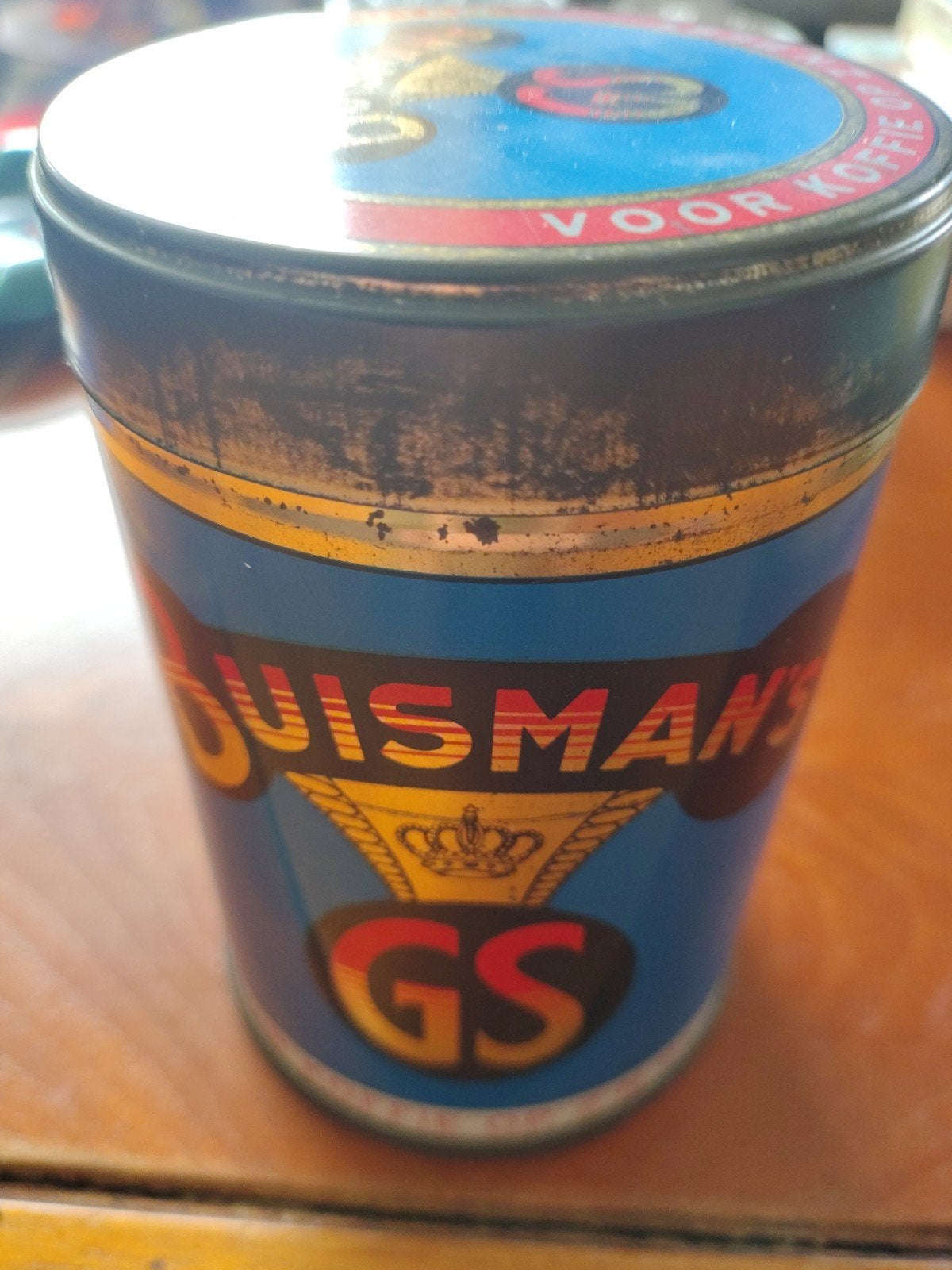 Buisman GS Blik - Authentiek Nederlands Koffieblik (Retro), Ophalen of Verzenden