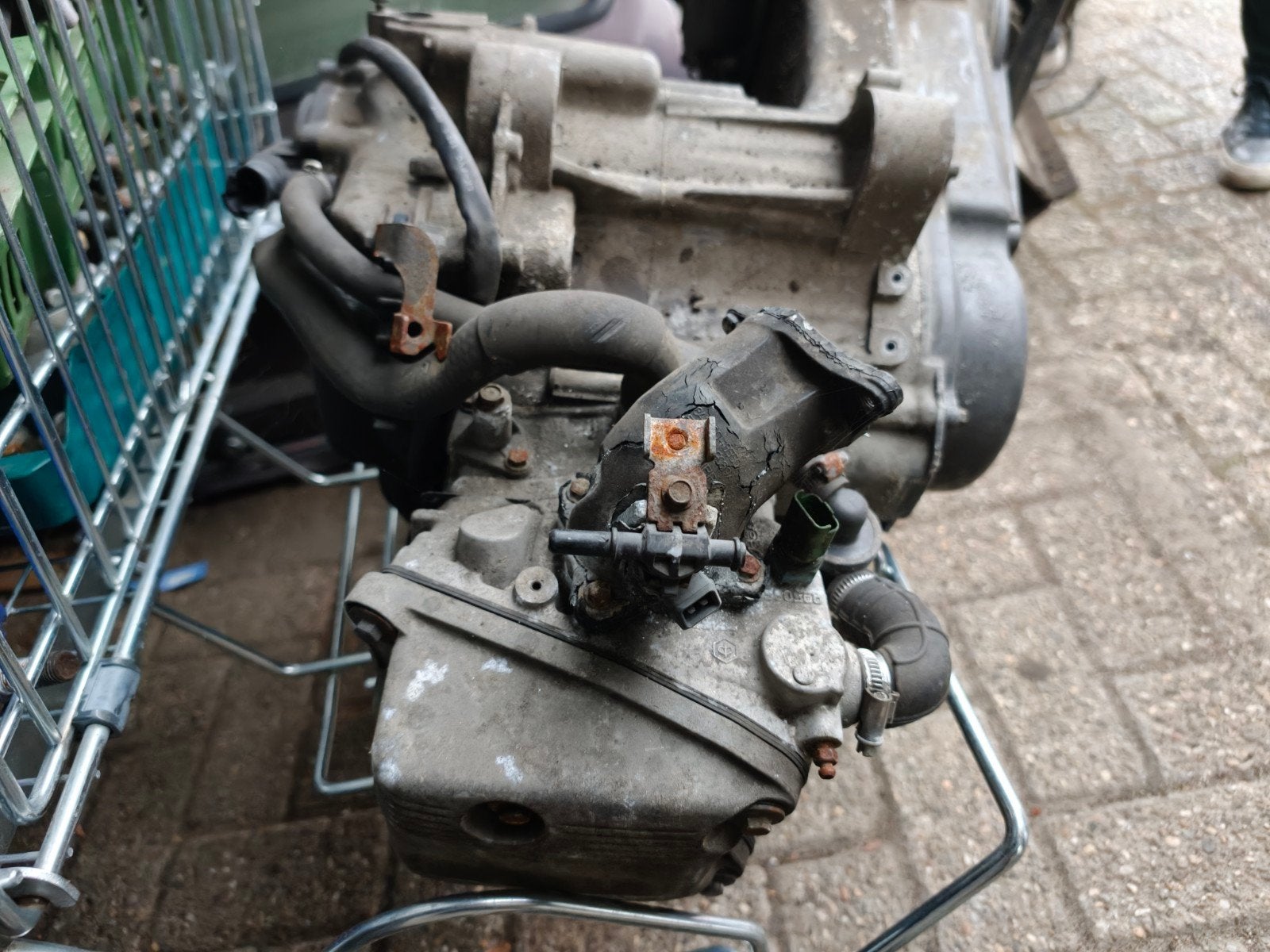 Piaggio MP3 400 compleet motorblok M474 – perfect lopend ged, Ophalen of Verzenden, Gebruikt, Blok, Piaggio