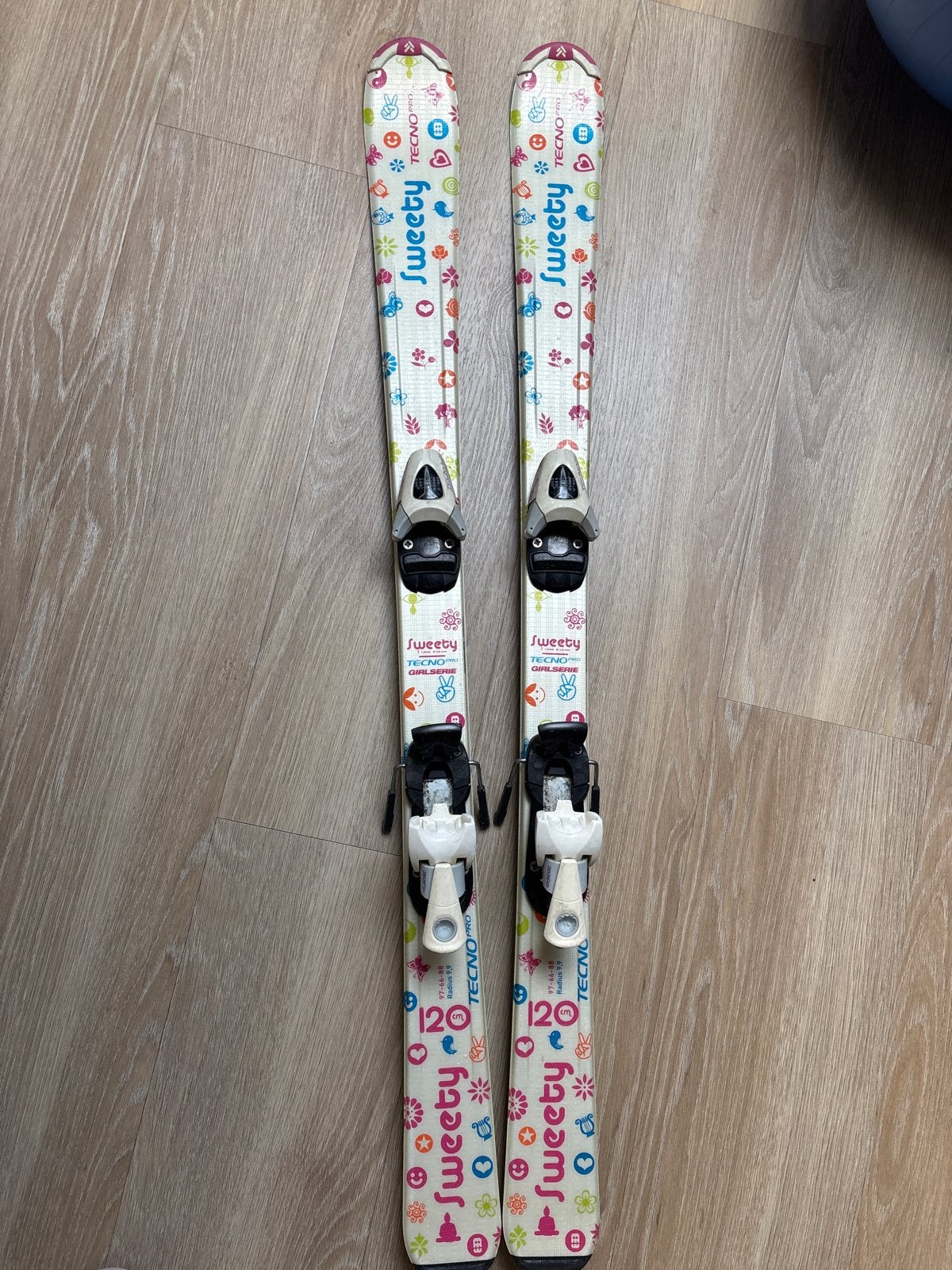 TecnoPro Sweety kinderski's 120 cm, Gebruikt, 100 tot 140 cm, Skiën, Ski's