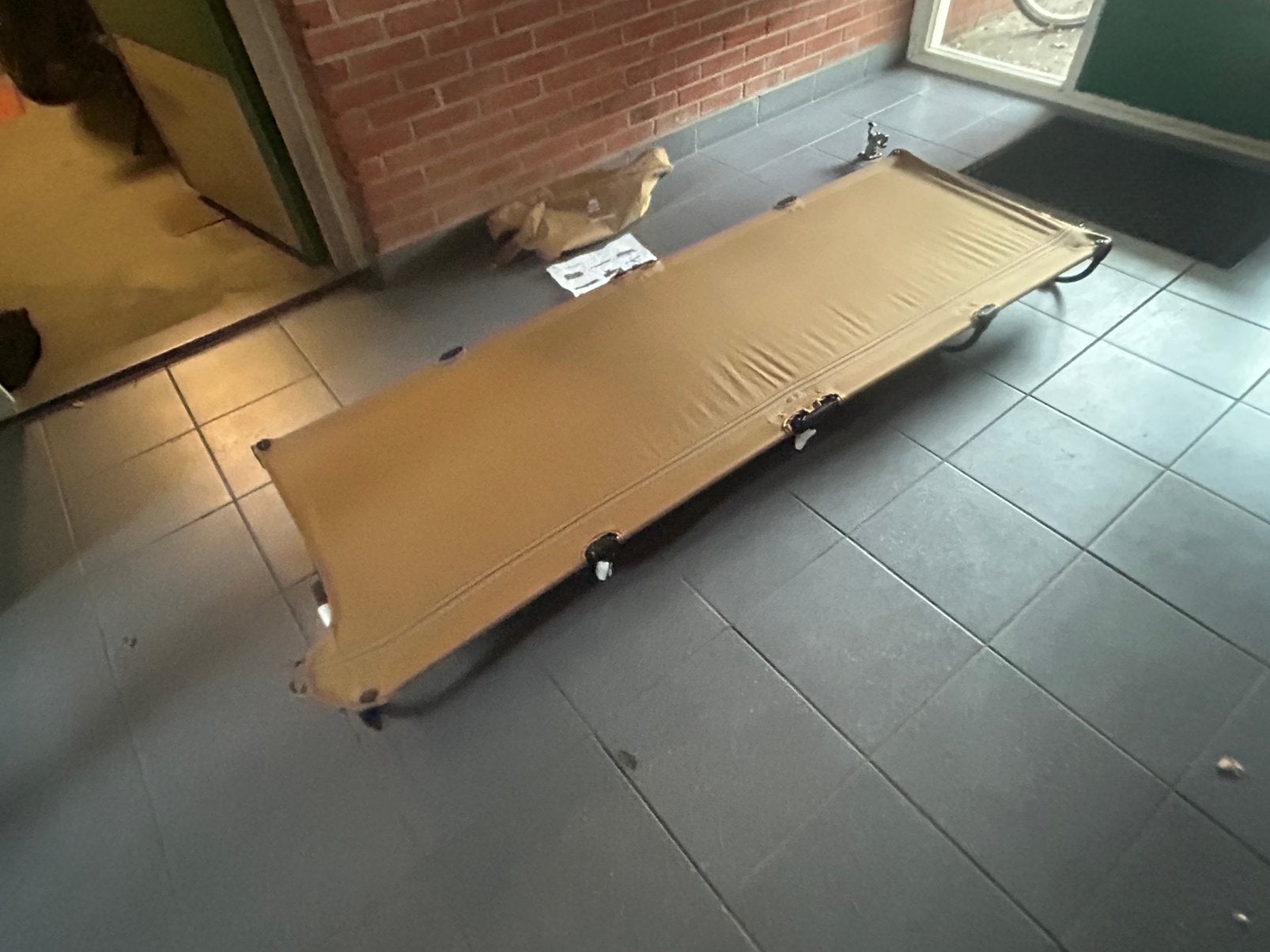Human Nature Kampeerbed Bari, een opvouwbaar veldbed, Caravans en Kamperen, Ophalen of Verzenden, Opvouwbaar, Nieuw